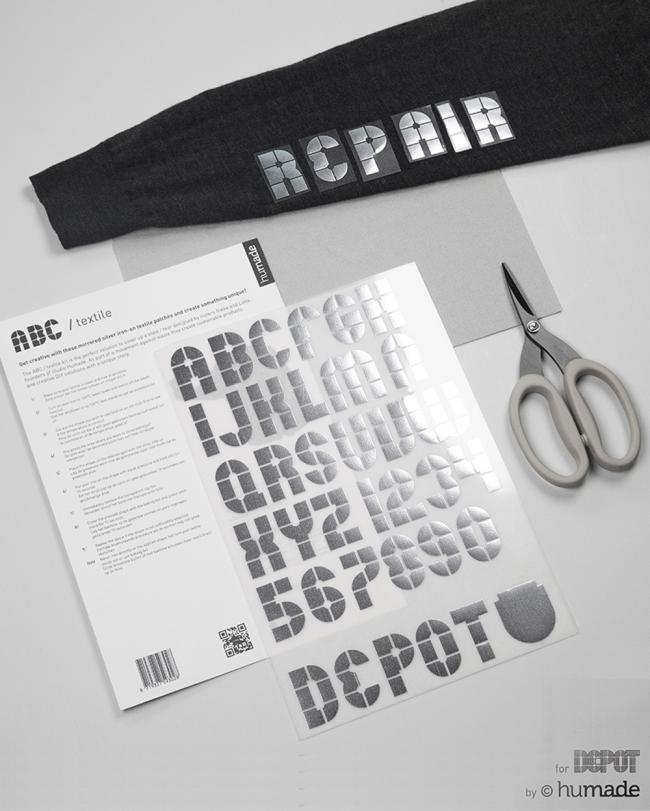 ABC / textile - The ABC/tectile kit is a perfect solution to cover up a stain or tear.
&nbsp;
What might had to beco...