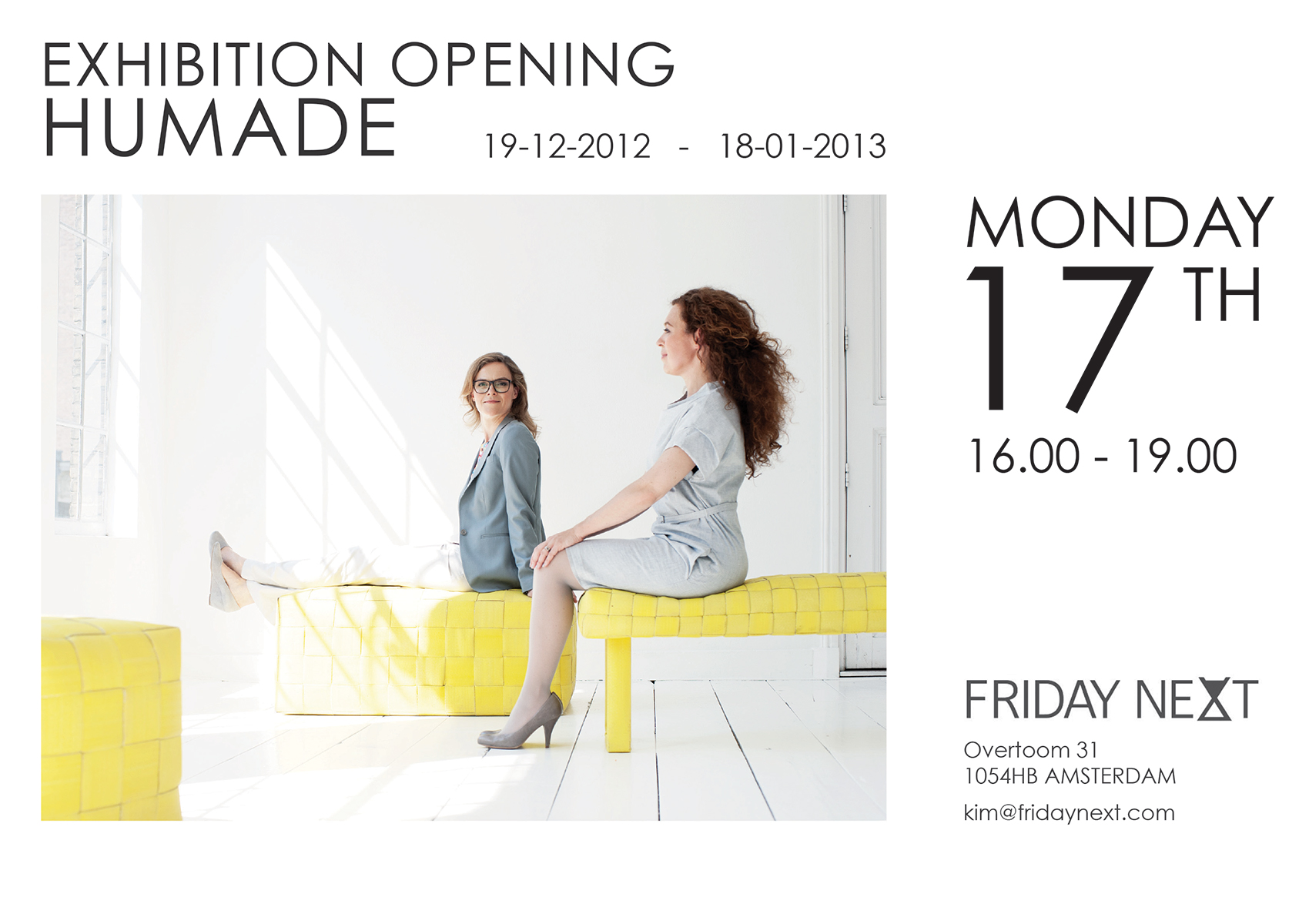 Exhibition Humade at Friday Next 2013 - ...